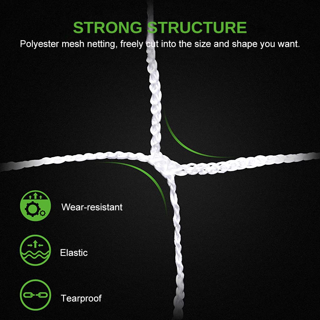 HASTHIP 5*30 ft Creeper Plant Support Net For Agriculture And Gardening, Heavy-Duty Polyester Creepers and Climbers Plants Trellis Netting for Climbing Plants, Vegetables, Fruits, and Flowers HASTHIP 5*30 ft Creeper Plant Support Net For Agriculture And Gardening, Heavy-Duty Polyester Creepers and Climbers Plants Trellis Netting for Climbing Plants, Vegetables, Fruits, and Flowers